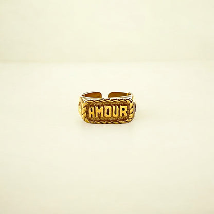 Mon Amour Silver Ring