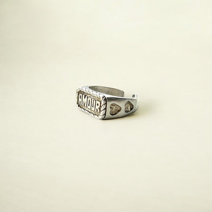 Mon Amour Silver Ring