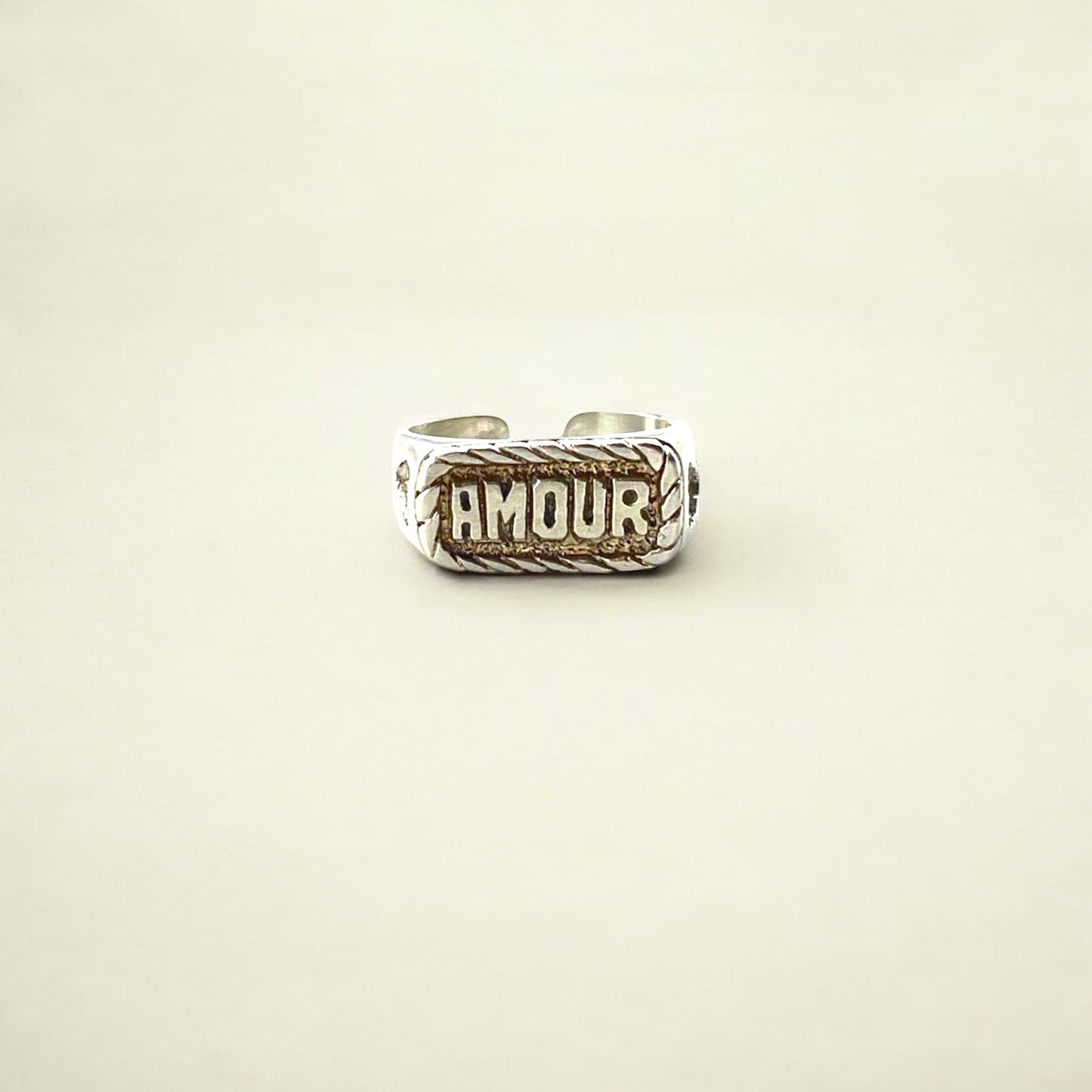 Mon Amour Silver Ring