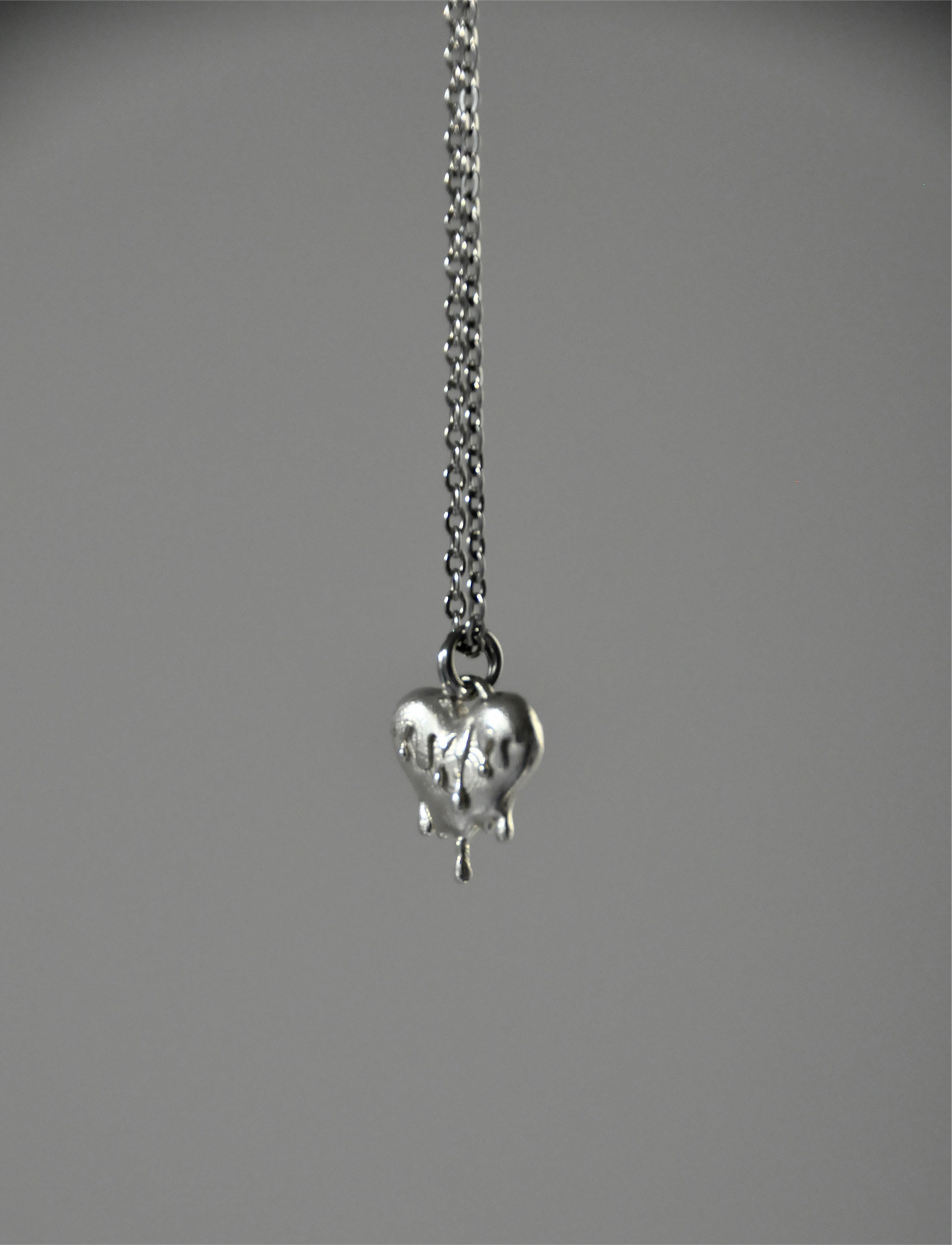 Silver mon coeur necklace