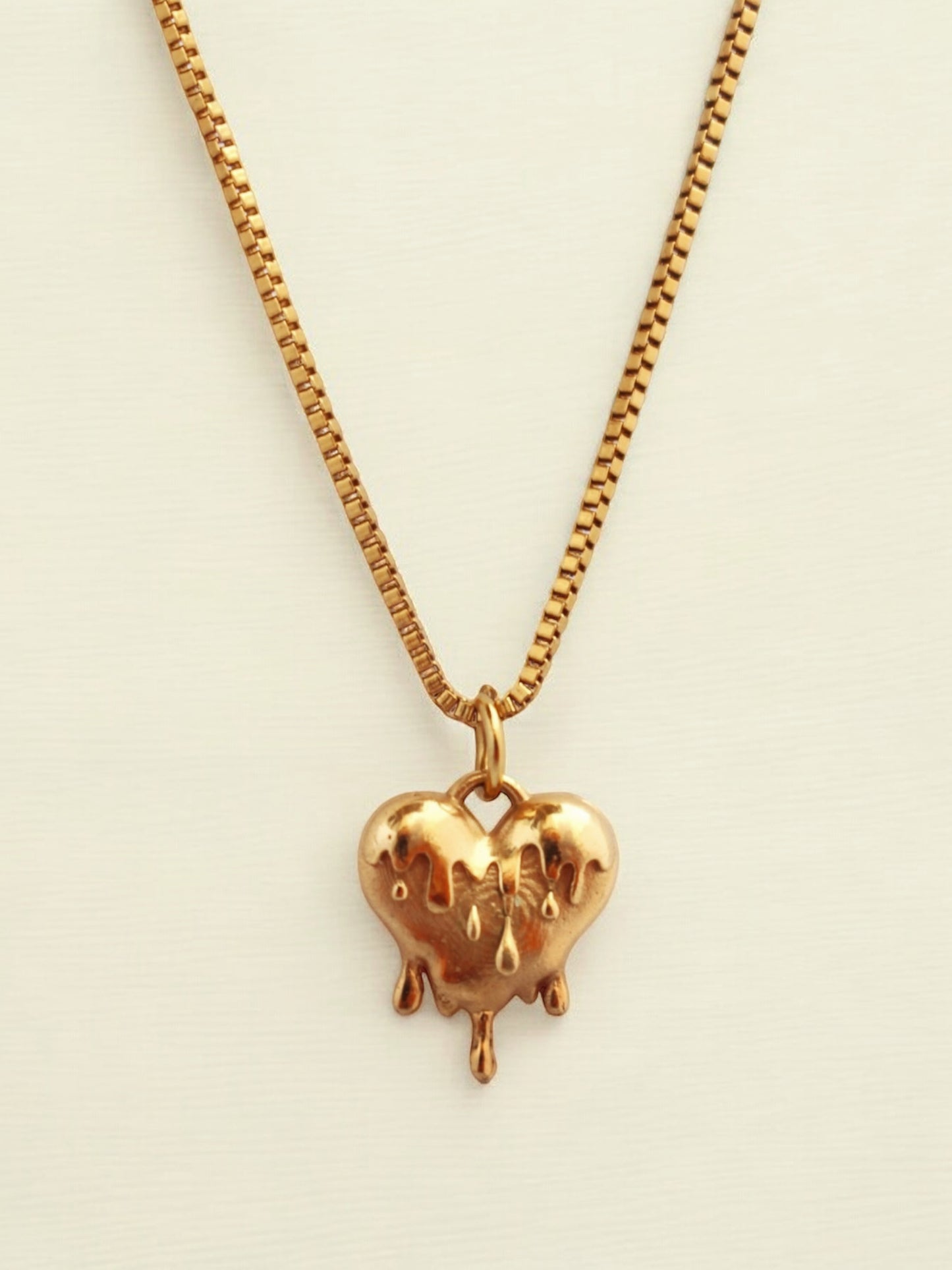 Silver mon coeur necklace