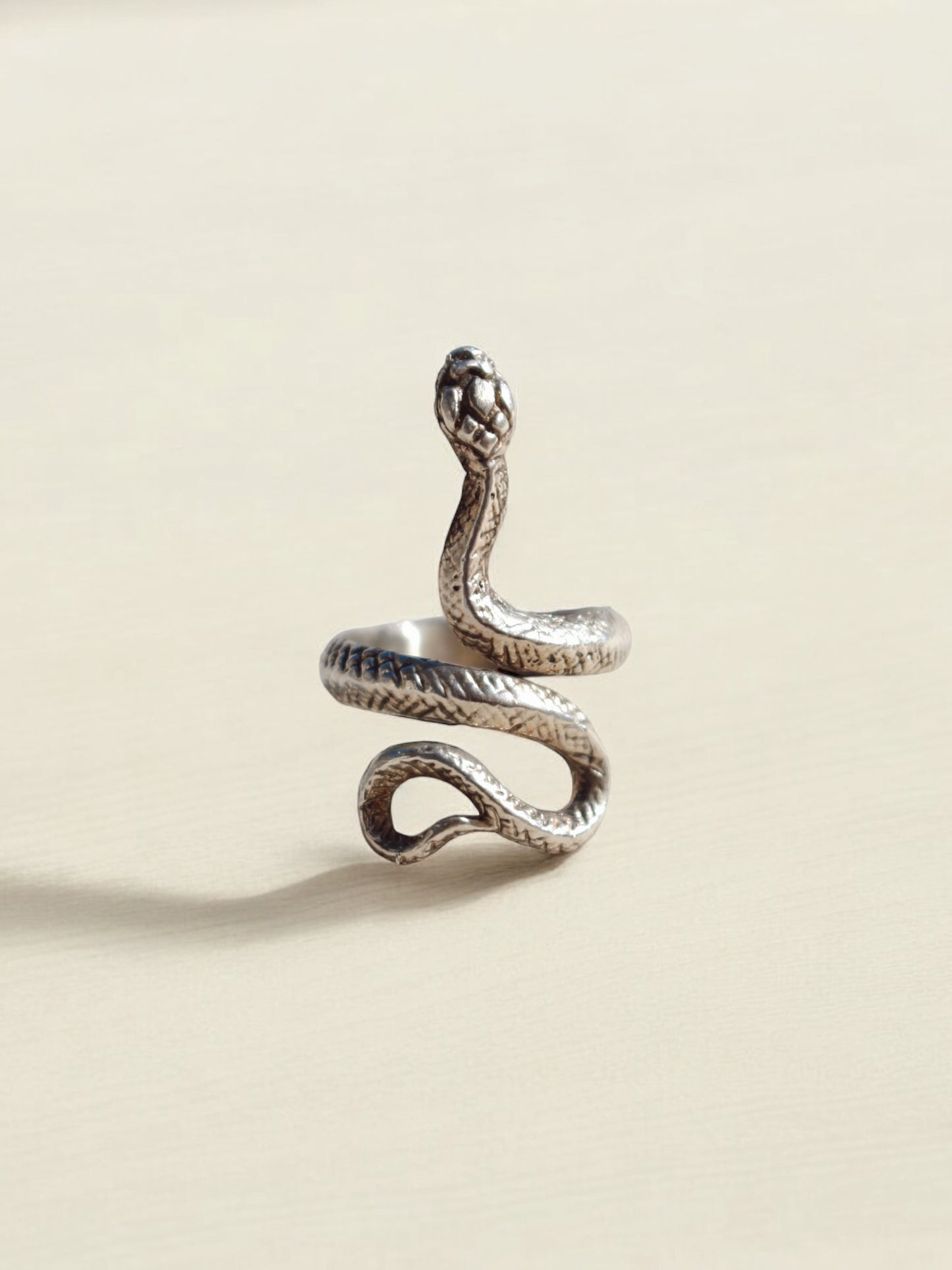 Anillo Snake Plata