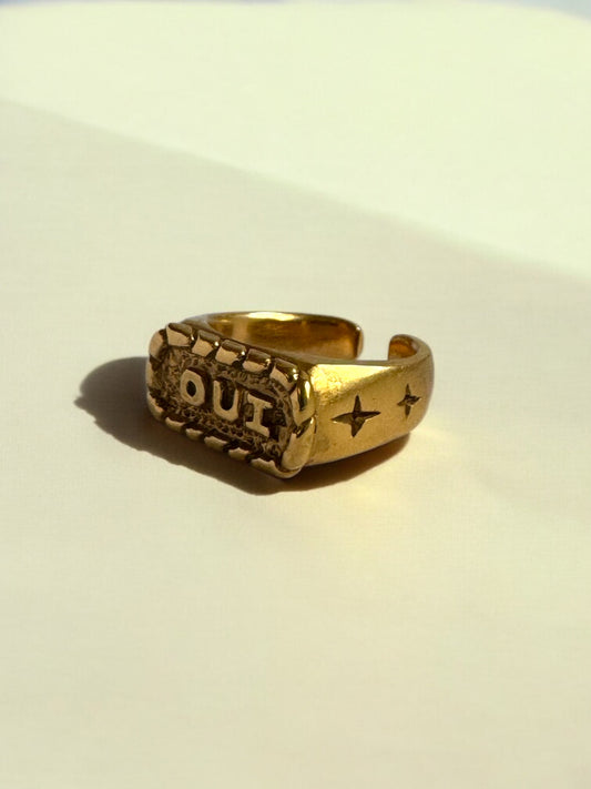 Anillo oui de lado 