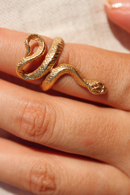 Bague Snake Dorée