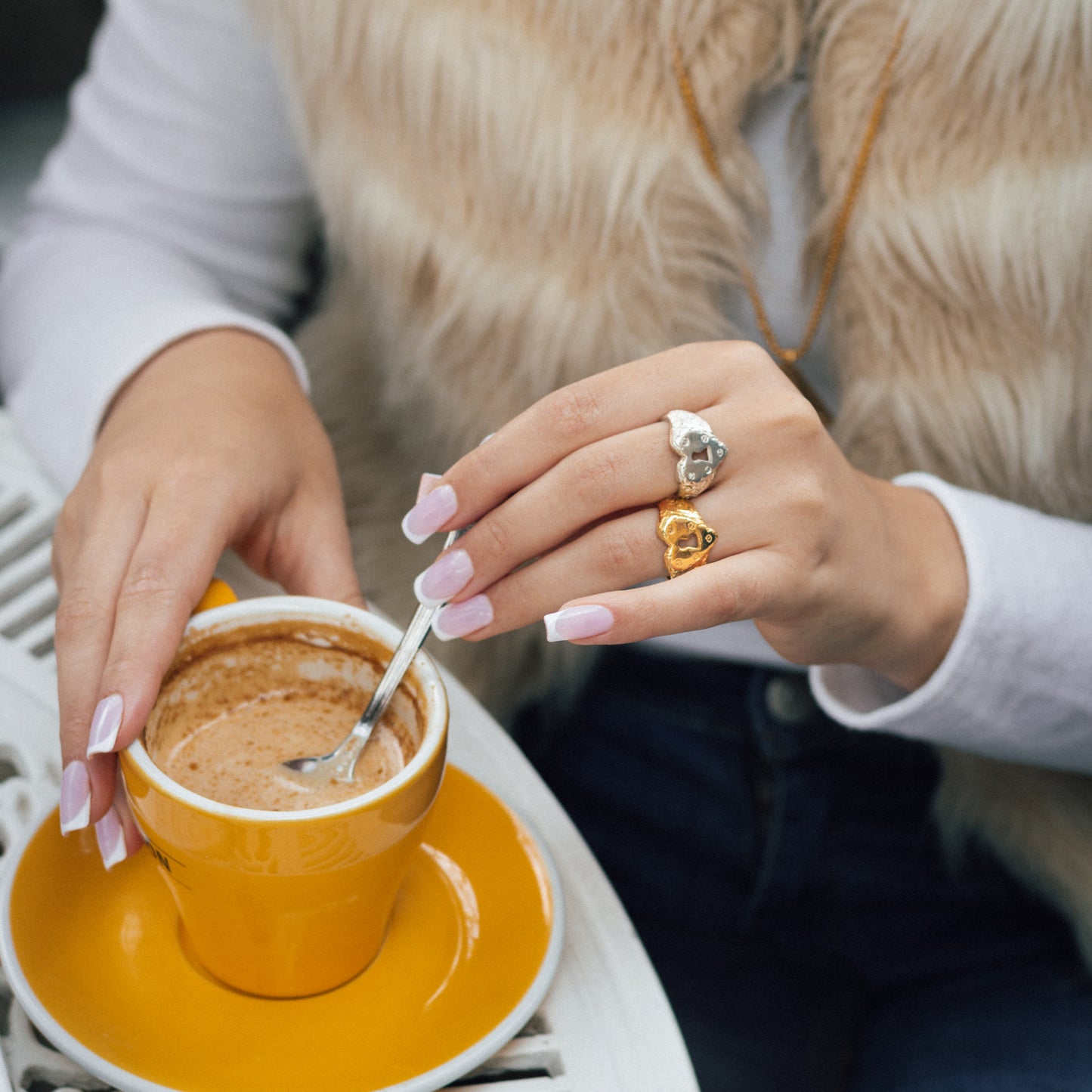 Anillo Heart fermé