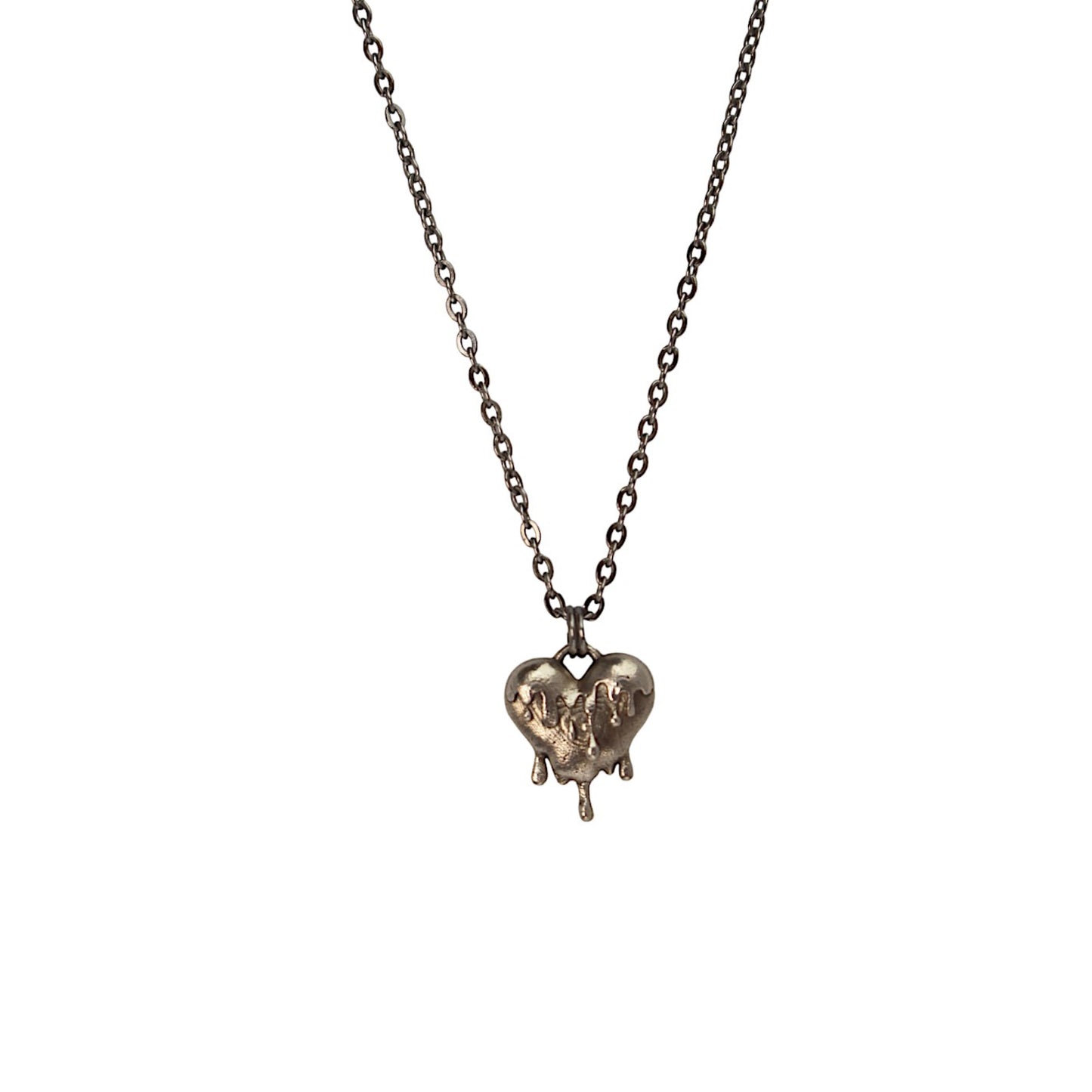 Silver mon coeur necklace