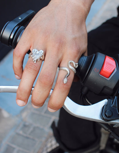 Silver Snake Ring