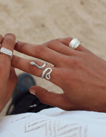 Silver Snake Ring