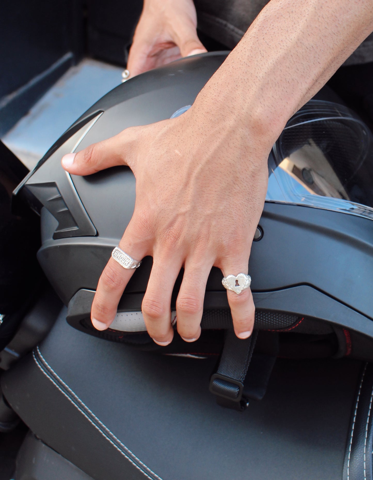 Silver Heart ring