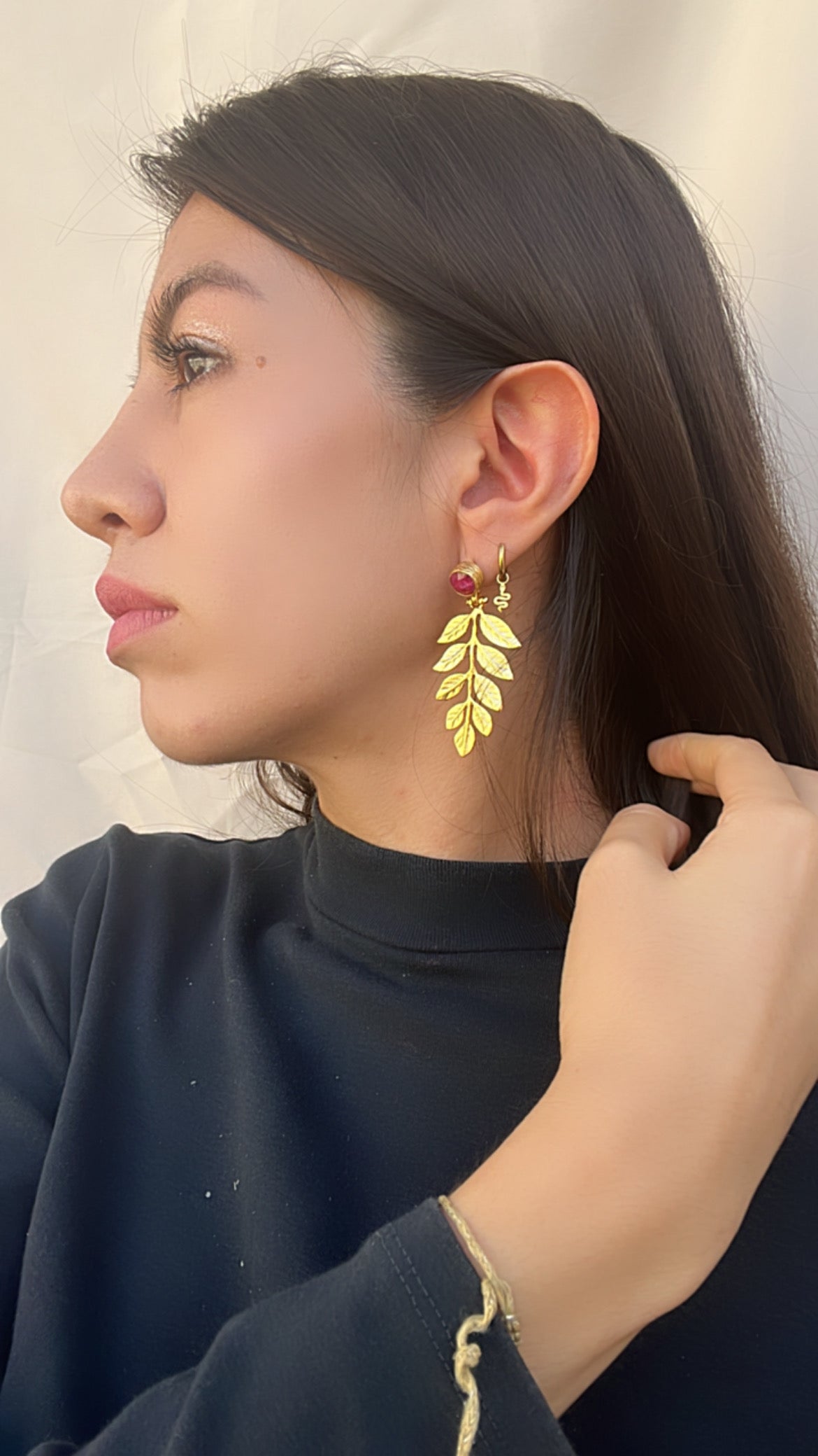 Boucles d'oreilles Laurier