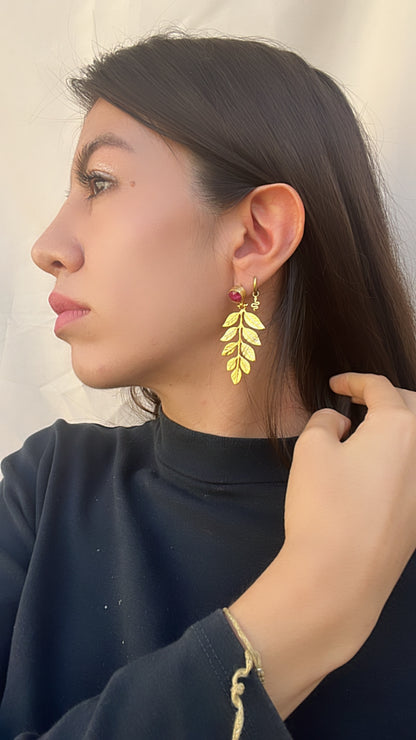 Boucles d'oreilles Laurier